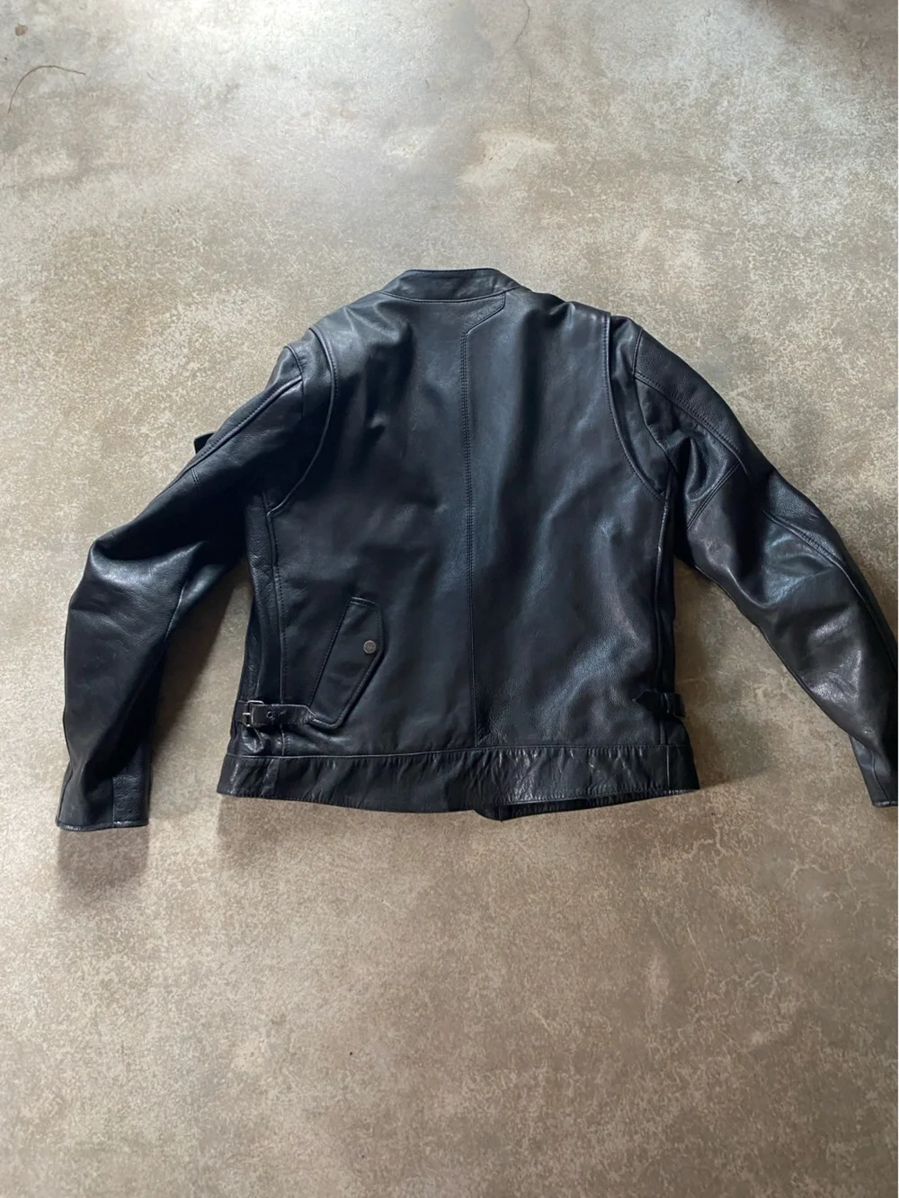 Spidi Fandango Leather Motorcycle Biker Jacket